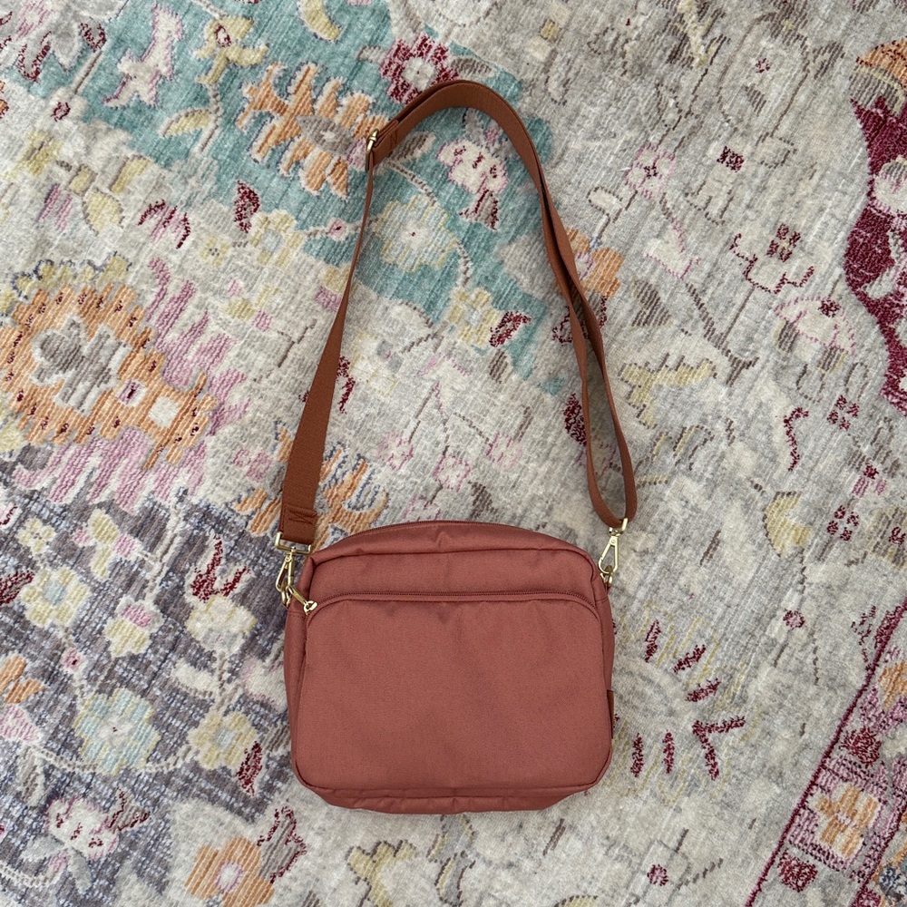 Canvelle City Crossbody Bag Terracotta Large